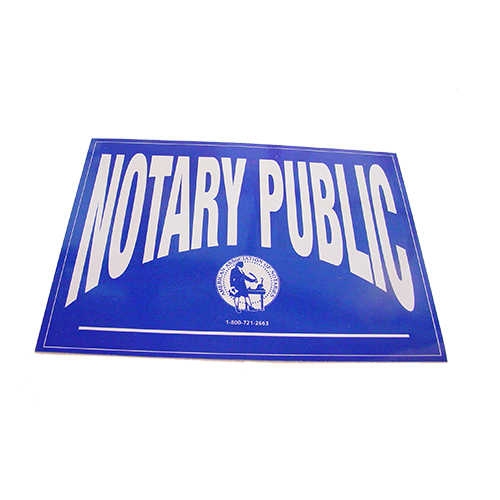 Idaho Notary Public Decals